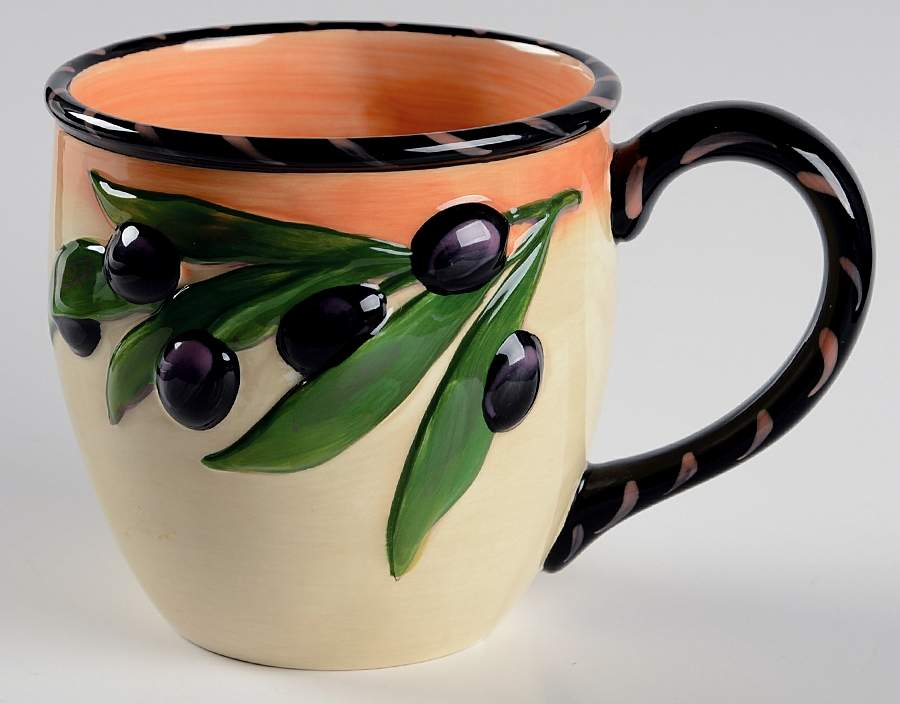 Oliva Rustica Mug by Clay Art-1