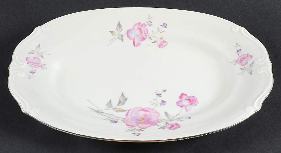 Theresa 12" Oval Serving Platter by Chodziez-Poland-1