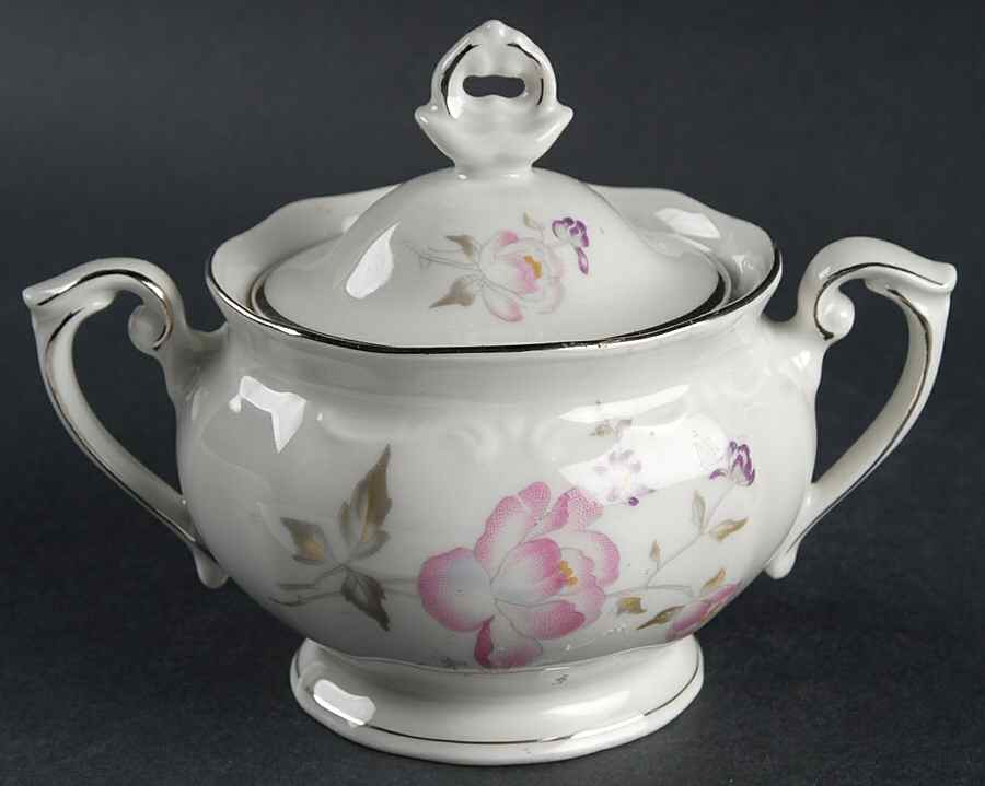Theresa Sugar Bowl & Lid by Chodziez-Poland-1