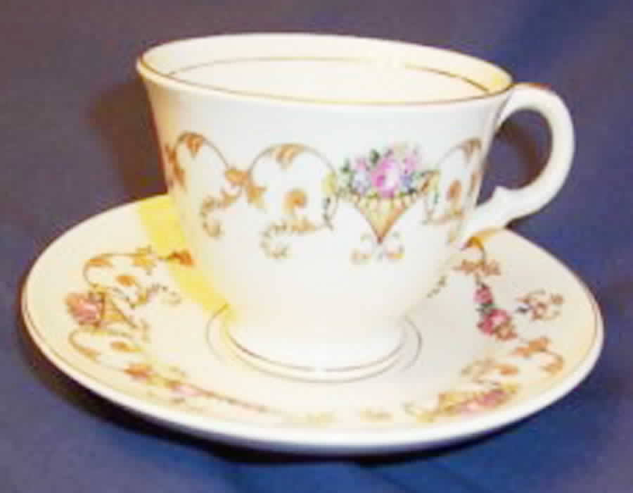 Exquisite Footed Cup & Saucer Set by Celebrate-1