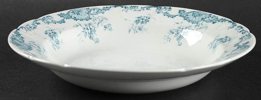 Moselle Blue Rim Soup Bowl by F Winkle-1