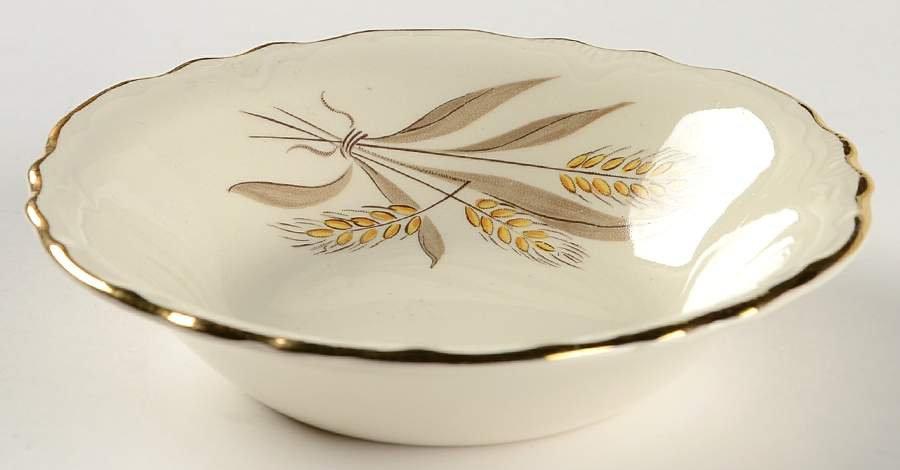 Harvest Gold Fruit/Dessert (Sauce) Bowl by Cunningham & Pickett-1