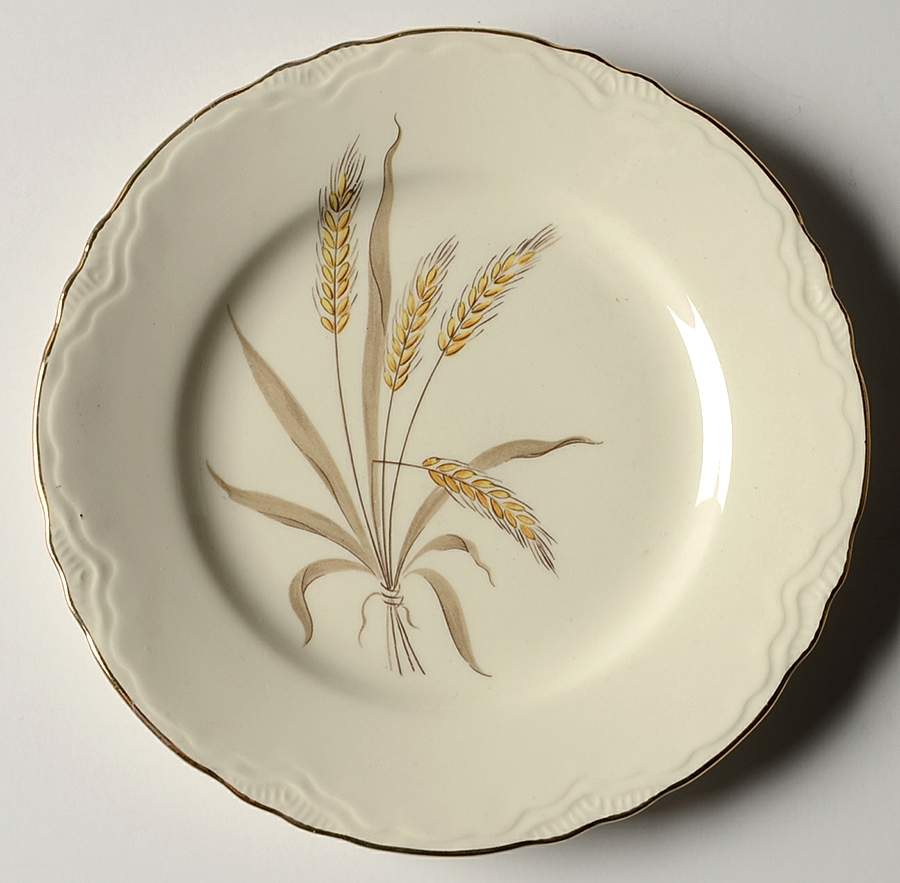 Harvest Gold Bread & Butter Plate by Cunningham & Pickett-1