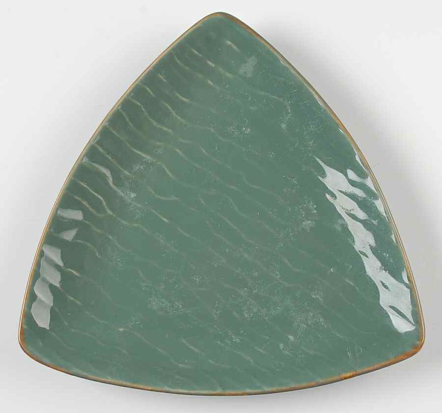 Natura Green Triangular Salad Plate by Charter Club-1