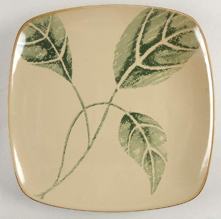 Natura Green 13" Square Serving Platter by Charter Club-1