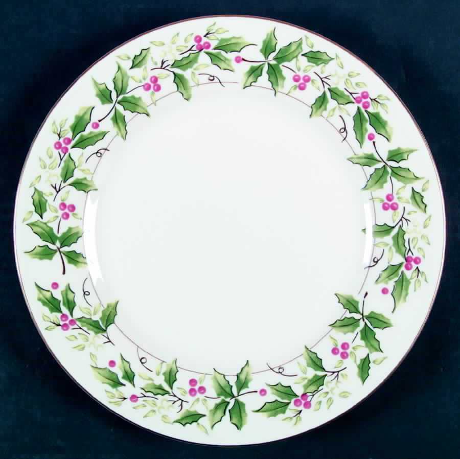 Holly Traditions Dinner Plate by China (Made in China)-1