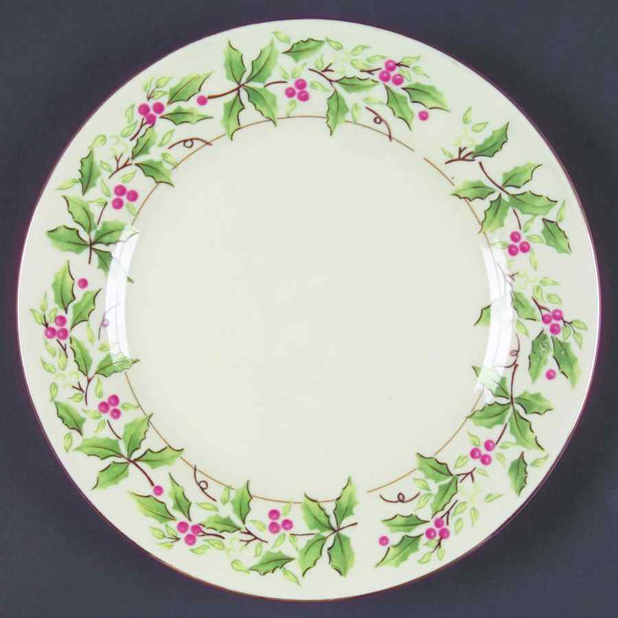 Holly Traditions Salad Plate by China (Made in China)-1