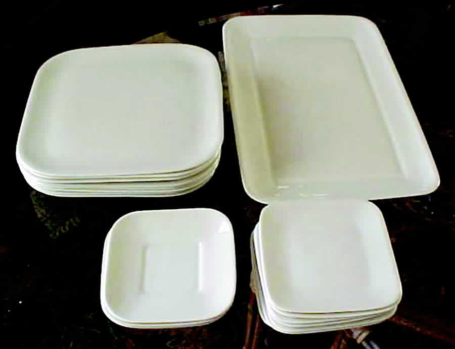 CDY1 (White) Dinner Plate by Camp del Mar-1
