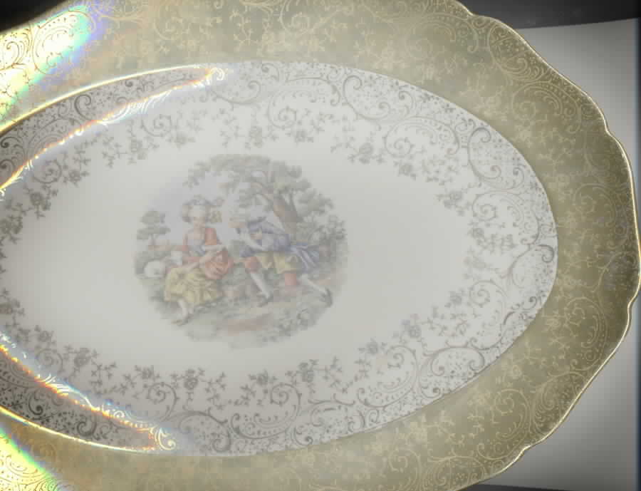 CAN151 13" Oval Serving Platter by Canonsburg-1