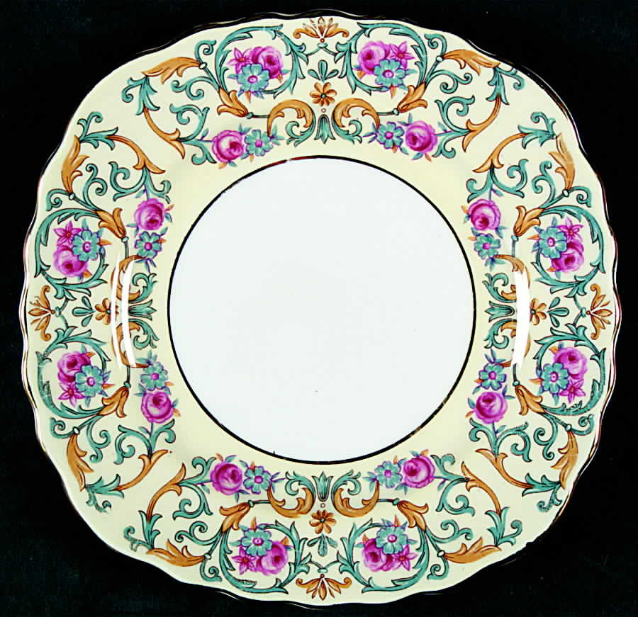 CLC69 Square Bread & Butter Plate by Colclough-1