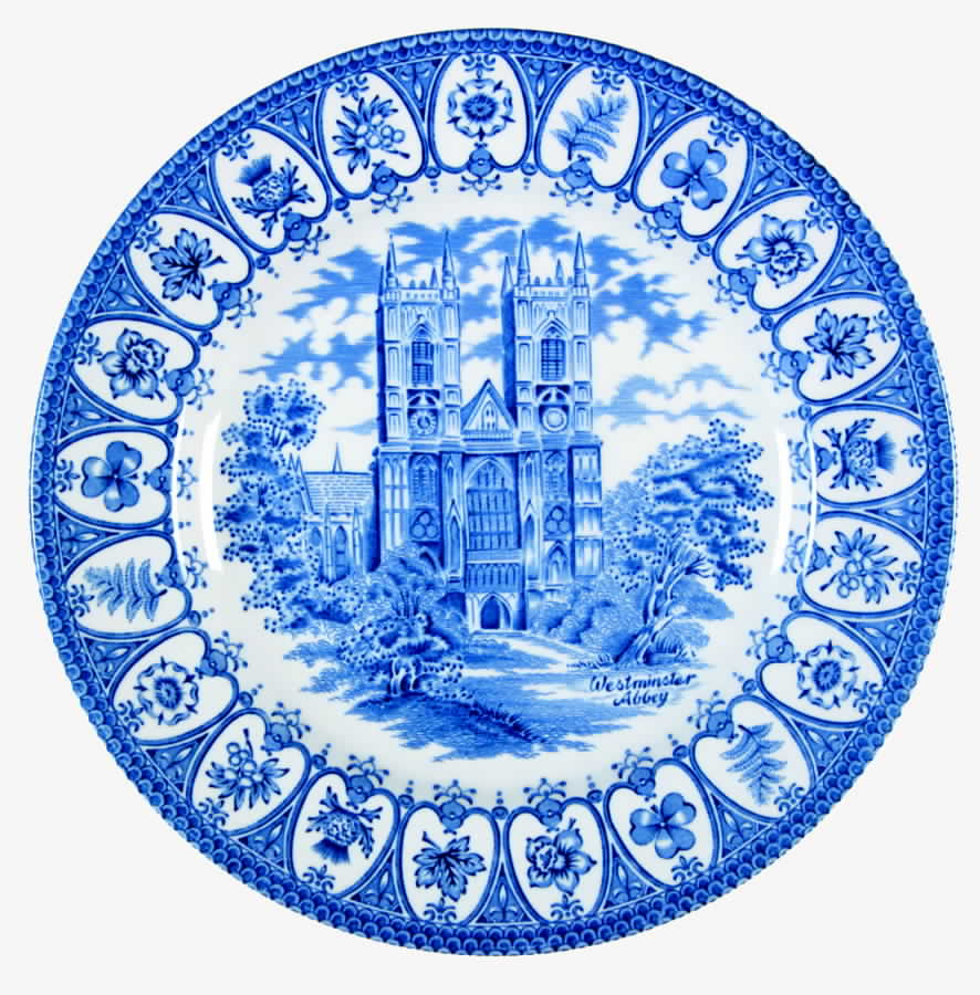 English Heritage Blue Salad Plate by Churchill-1