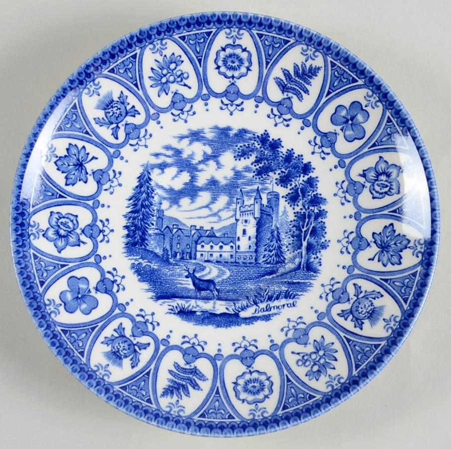 English Heritage Blue Saucer by Churchill-1