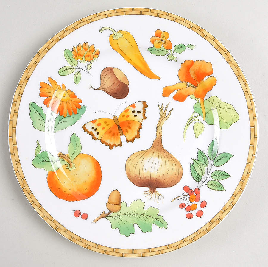 Nature's Harvest Luncheon Plate by Crate & Barrel-1
