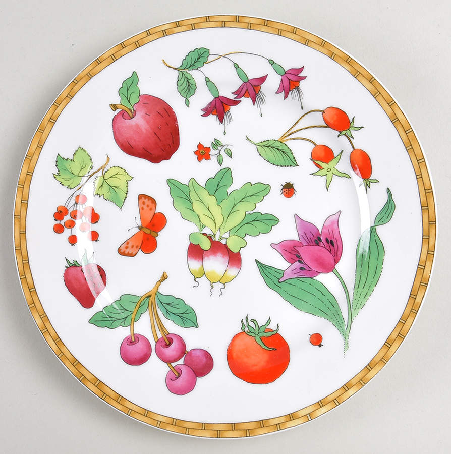 Nature's Harvest Luncheon Plate by Crate & Barrel-1