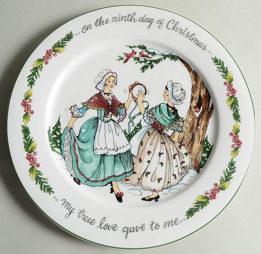 Twelve Days of Christmas, Valerie Dinner Plate by Cumberland Design-1