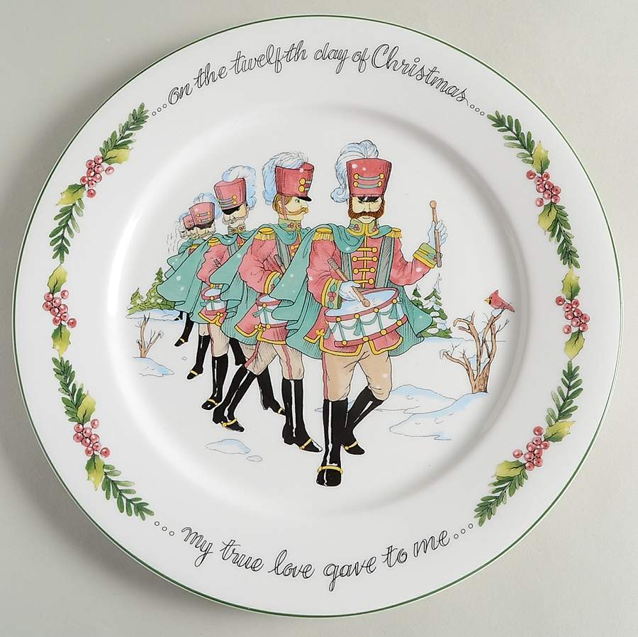 Twelve Days of Christmas, Valerie Dinner Plate by Cumberland Design-1