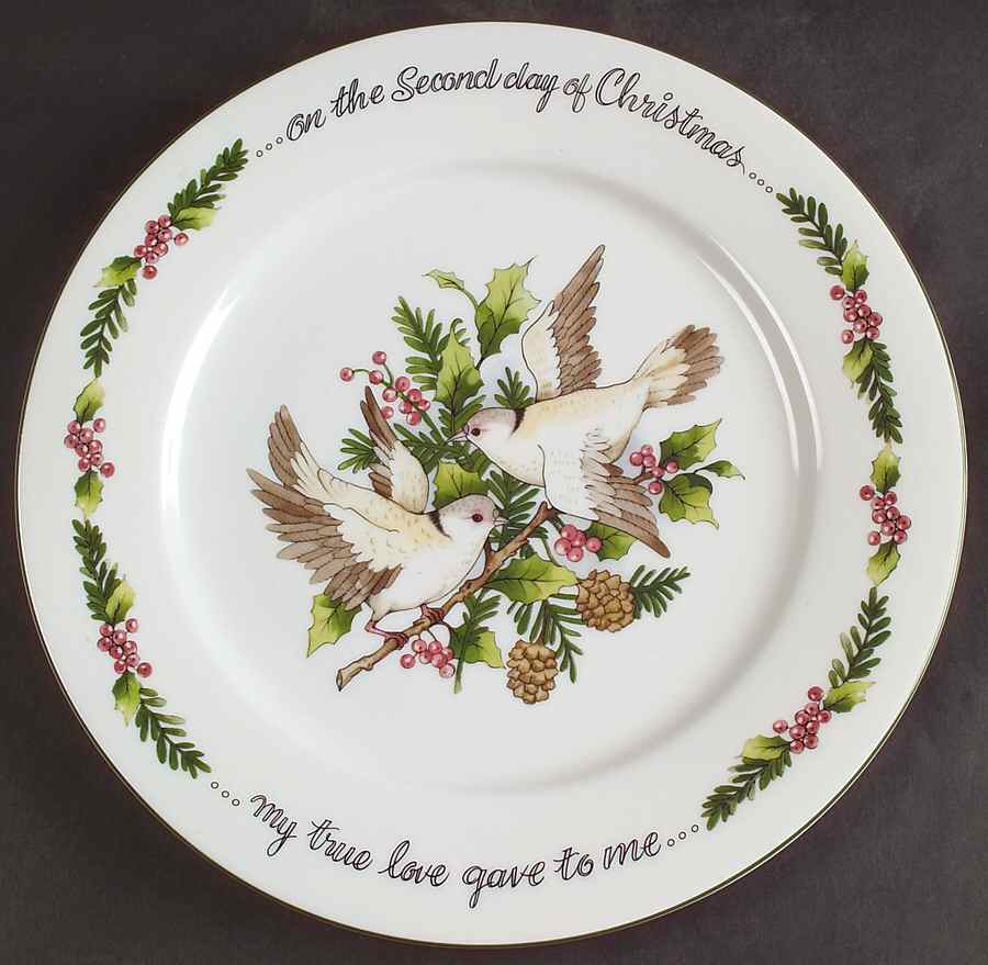 Twelve Days of Christmas, Valerie Dinner Plate by Cumberland Design-1