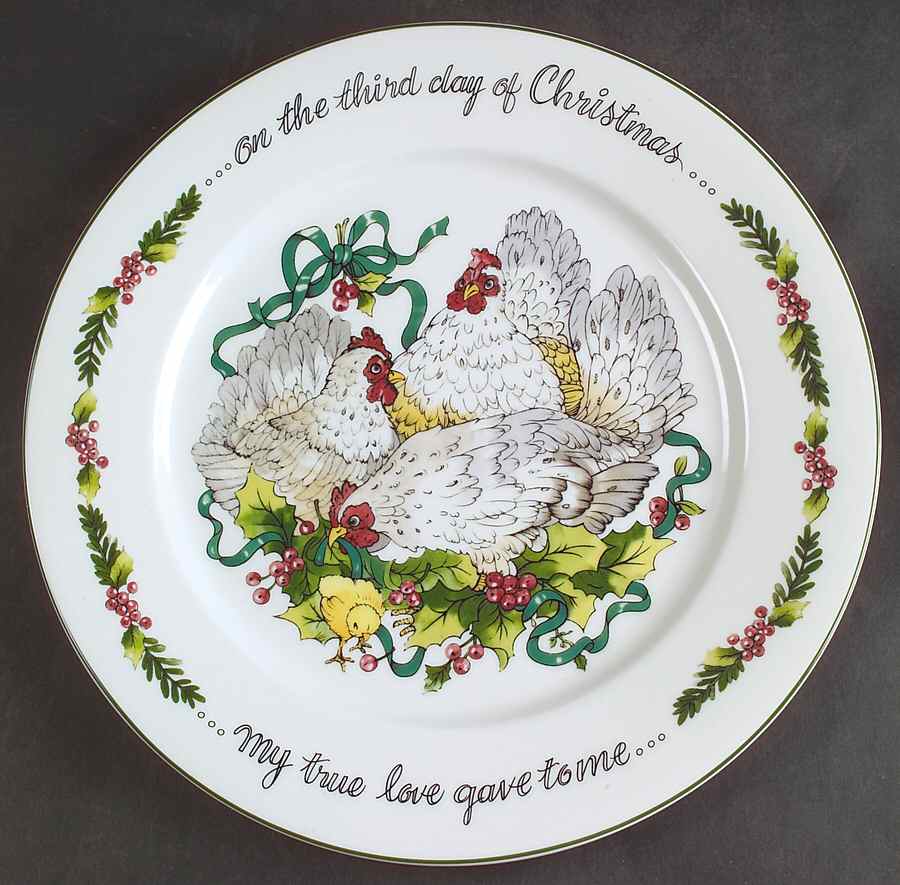 Twelve Days of Christmas, Valerie Dinner Plate by Cumberland Design-1