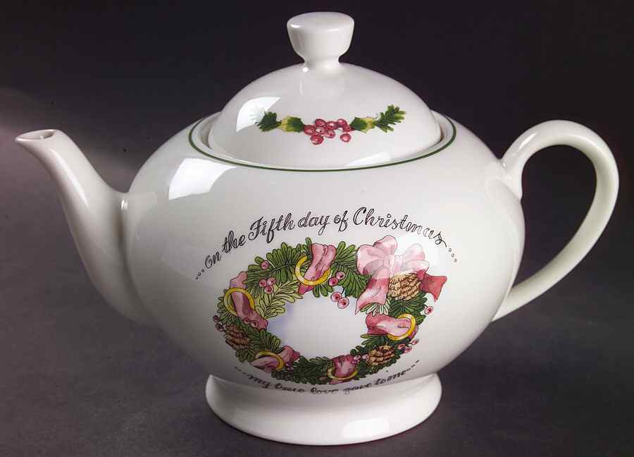 Twelve Days of Christmas, Valerie Teapot & Lid by Cumberland Design-1