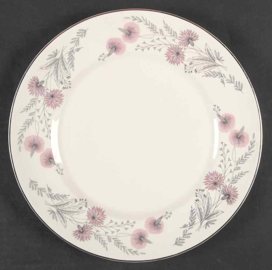Pink Lace (Rim) Dinner Plate by Canonsburg-1