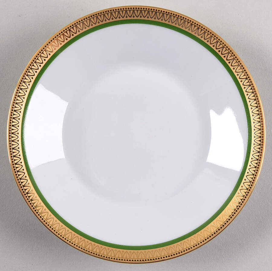 Malmaison Green Saucer by Charles Field Haviland-1