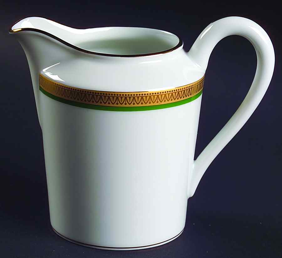 Malmaison Green Creamer by Charles Field Haviland-1
