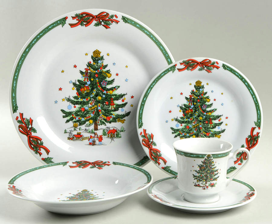 Christmas In The Park 40 Piece Estate Set by China (Made in China)-1