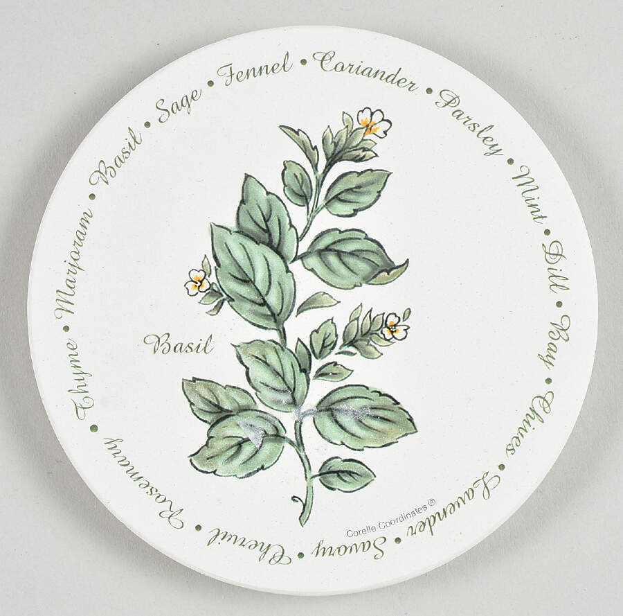 Thymeless Herbs (Corelle) Thirsty Coaster by Corning Corelle-1