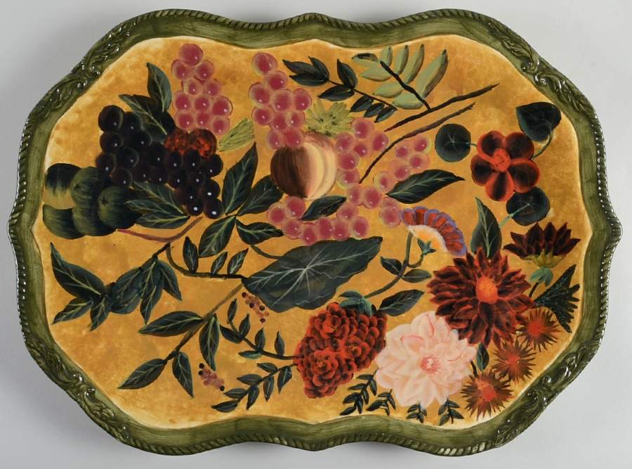 Renaissance 20" Oval Serving Platter by Certified International-1
