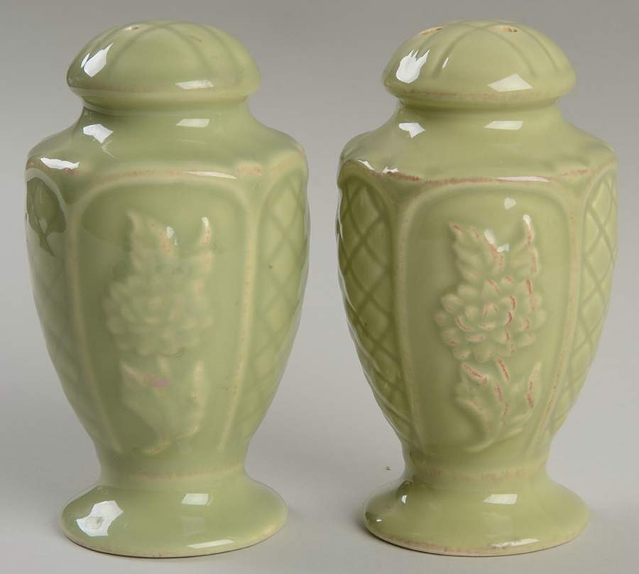 Cuisineware Green Salt & Pepper Set by Certified International-1