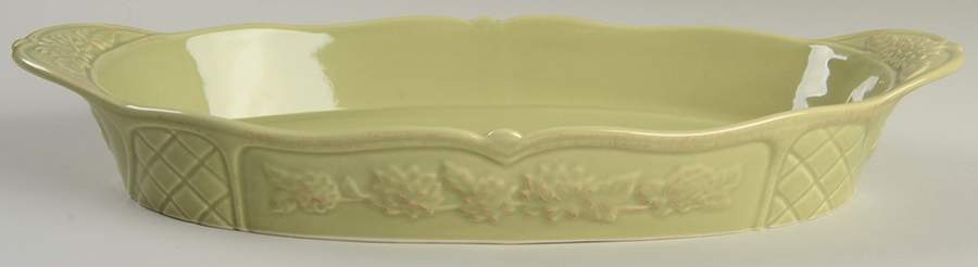 Cuisineware Green 13" Augratin by Certified International-1