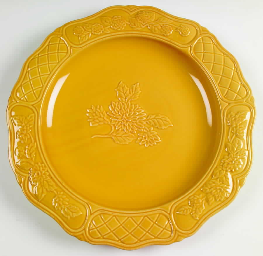 Cuisineware Gold 16" Chop Plate (Round Platter) by Certified International-1