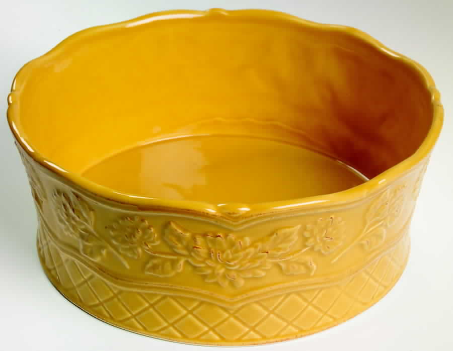 Cuisineware Gold 9" Round Baker by Certified International-1