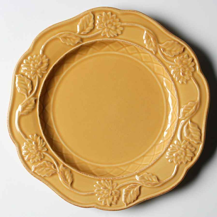 Cuisineware Gold Salad/Dessert Plate by Certified International-1