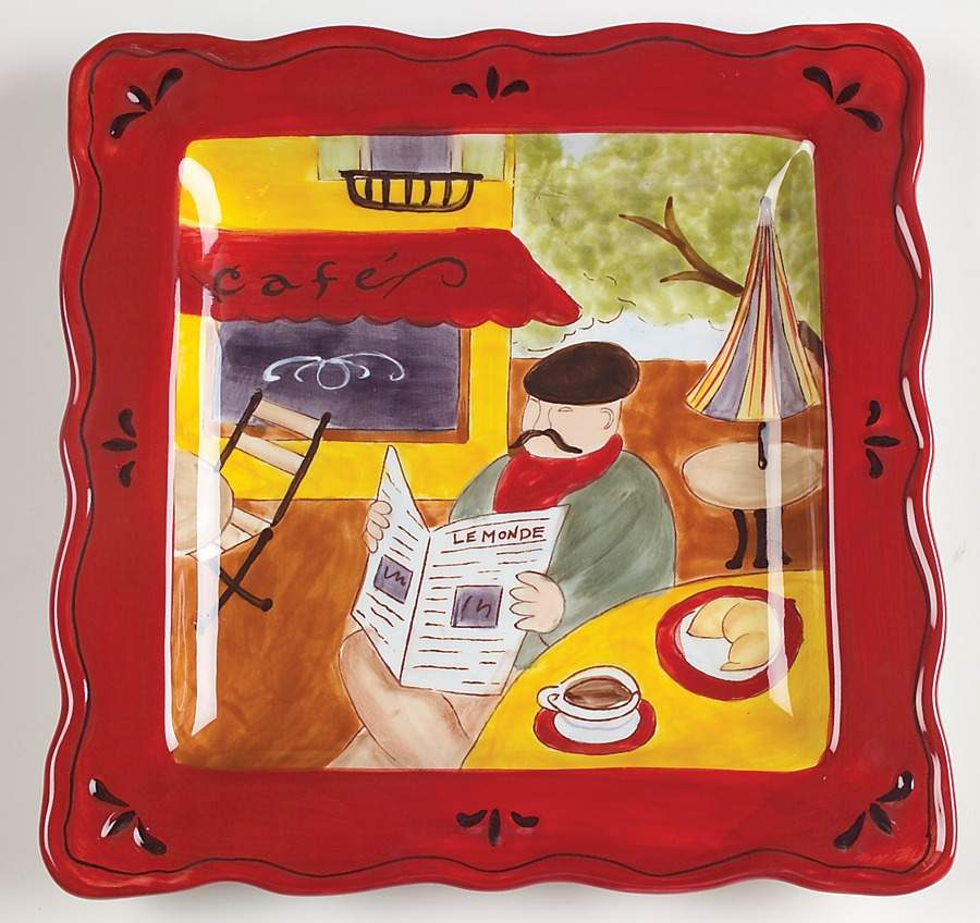 Sidewalk Cafe Salad Plate by Certified International-1