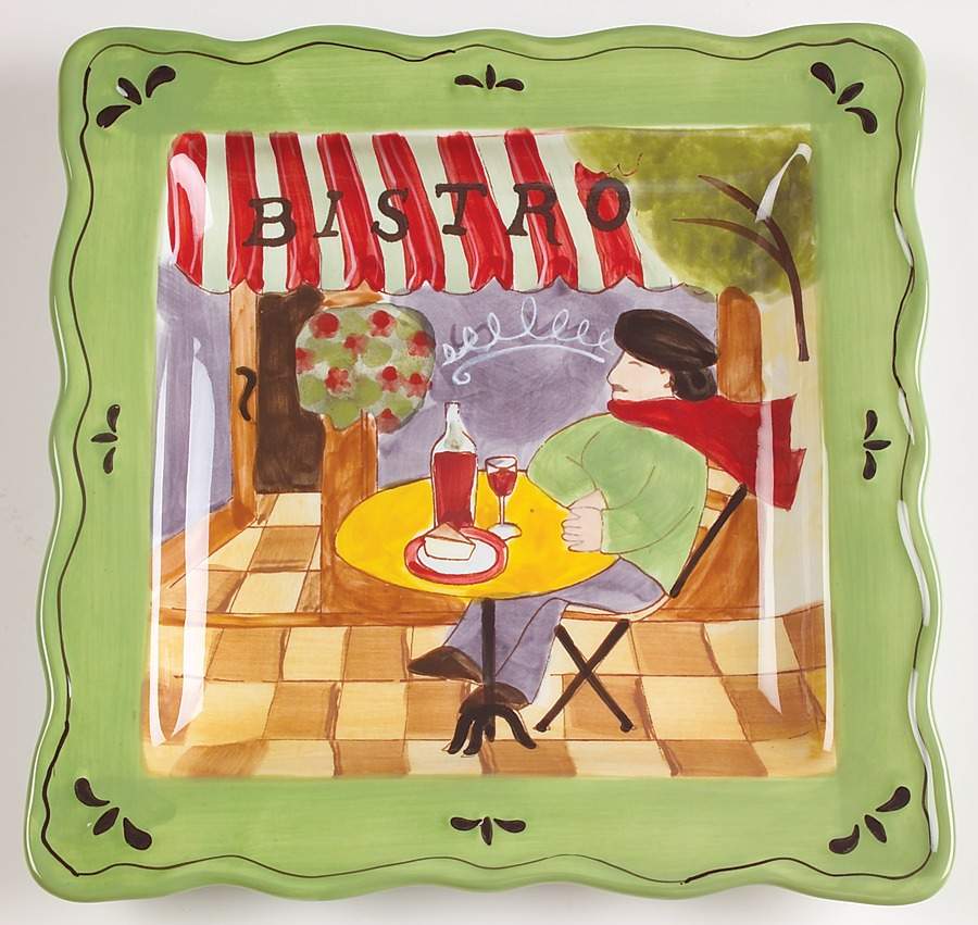 Sidewalk Cafe Salad Plate by Certified International-1