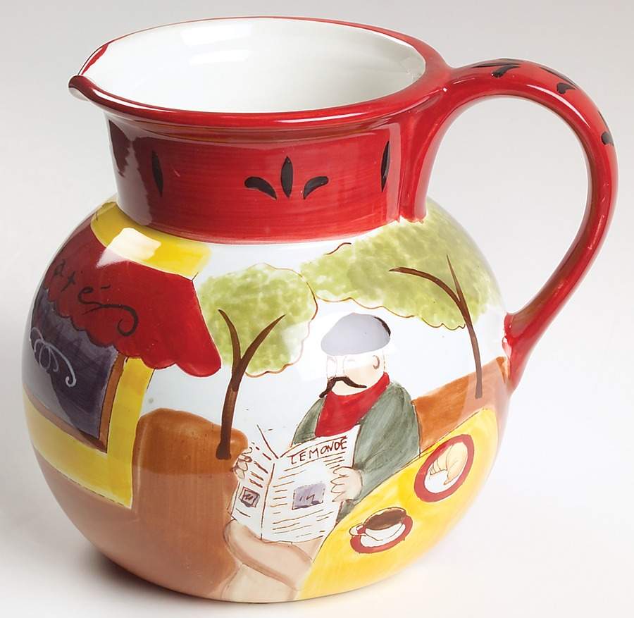 Sidewalk Cafe 72 Oz Pitcher by Certified International-1