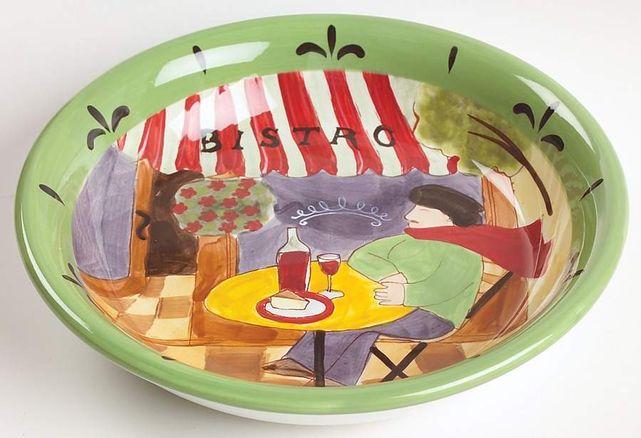 Sidewalk Cafe 9" Individual Pasta Bowl by Certified International-1