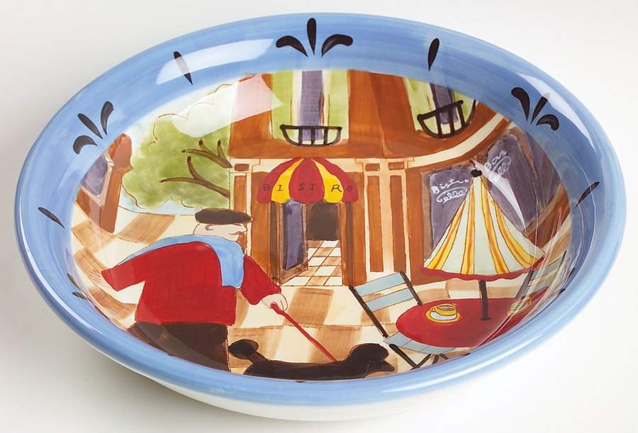 Sidewalk Cafe 9" Individual Pasta Bowl by Certified International-1