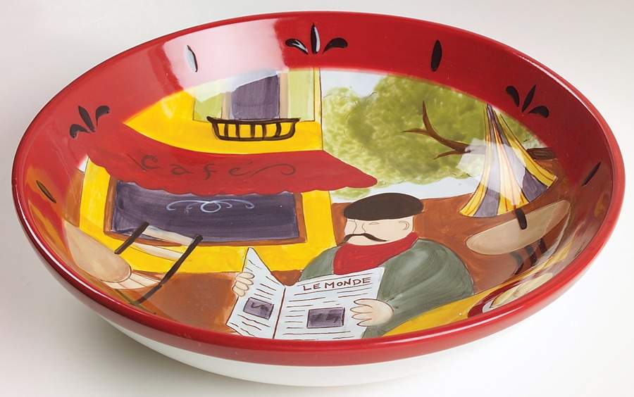 Sidewalk Cafe 13" Pasta Serving Bowl by Certified International-1
