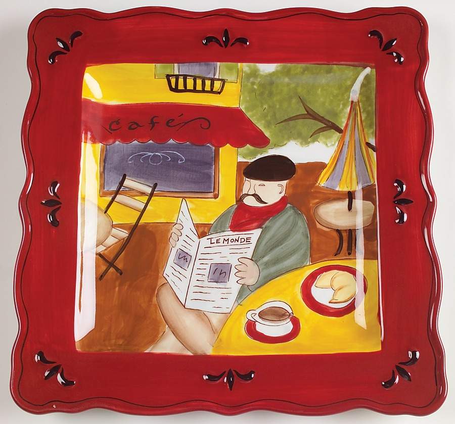 Sidewalk Cafe Dinner Plate by Certified International-1