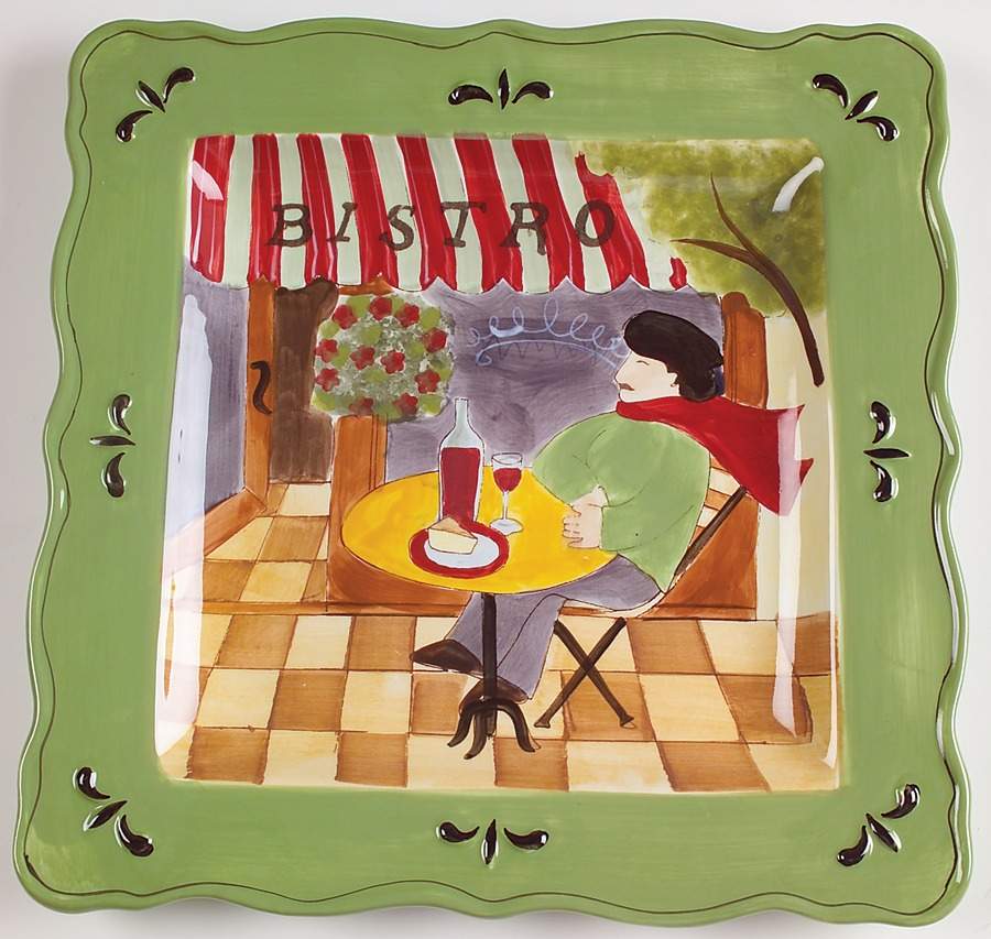 Sidewalk Cafe Dinner Plate by Certified International-1