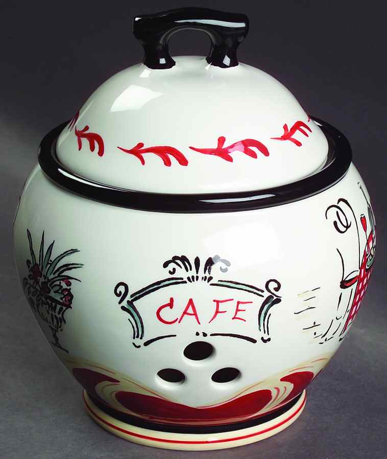 Cafe Garlic Keeper & Lid by Certified International-1