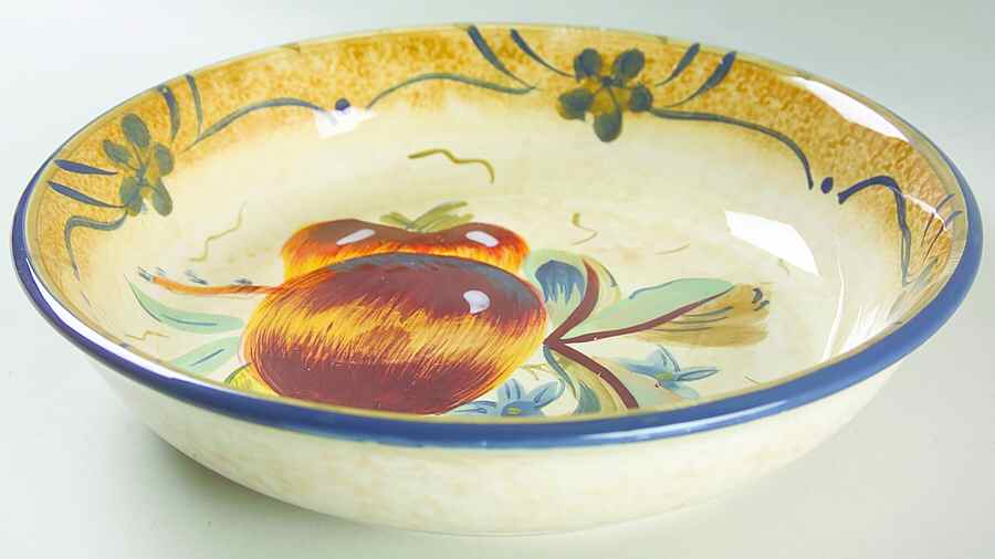 Tuscan Garden 9" Individual Pasta Bowl by Certified International-1