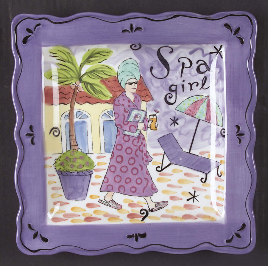Girlfriends Salad Plate by Certified International-1