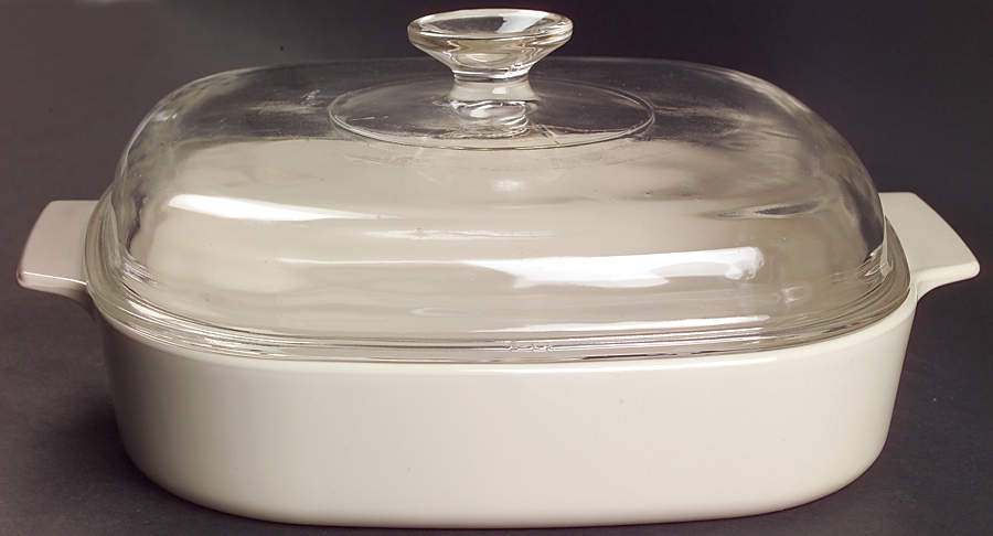 Sandstone (Corelle) 2.5 Quart Square Casserole with Lid by Corning Corelle-1