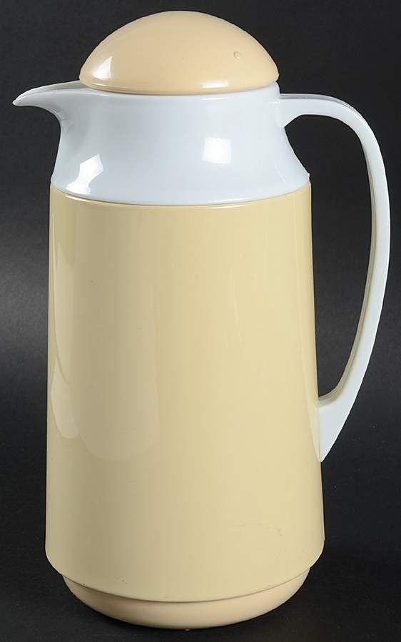 Sandstone (Corelle) Plastic Thermos/Carafe & Lid by Corning Corelle-1