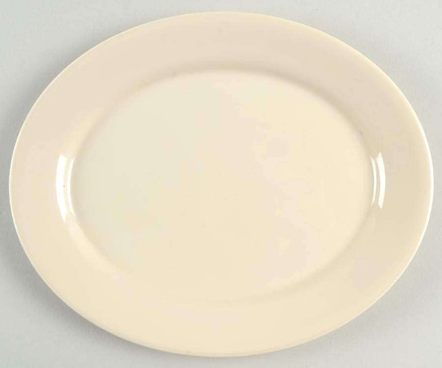 Sandstone (Corelle) 9" Oval Serving Platter by Corning Corelle-1