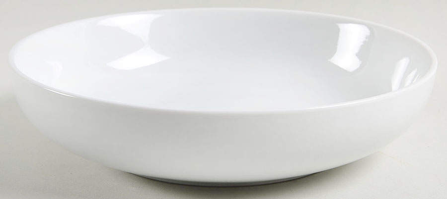 Whiteware Basics (Smooth) 8" Individual Pasta Bowl by The Cellar (China)-1