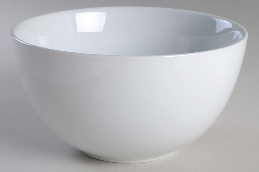 Whiteware Basics (Smooth) 9" Round Serving Bowl by The Cellar (China)-1